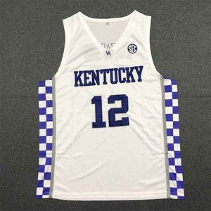 NBA Kentucky Karl Anthony Towns #12 Jersey-White
